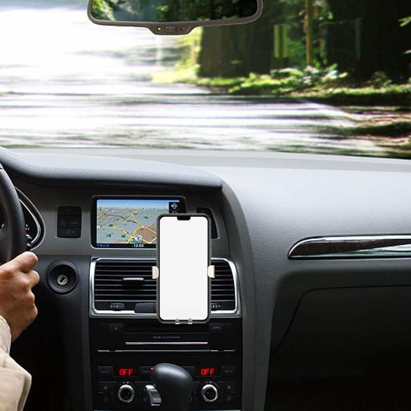 Gold Car Air Vent Phone Holder Stand Mount Compatible with All Smartphones - Image 3